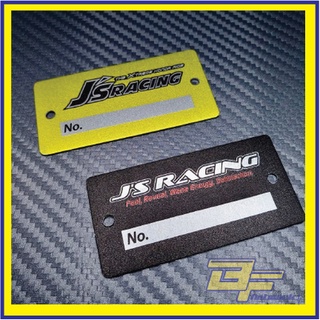 ตราสัญลักษณ์ JS Racing อลูมิเนียม JDM