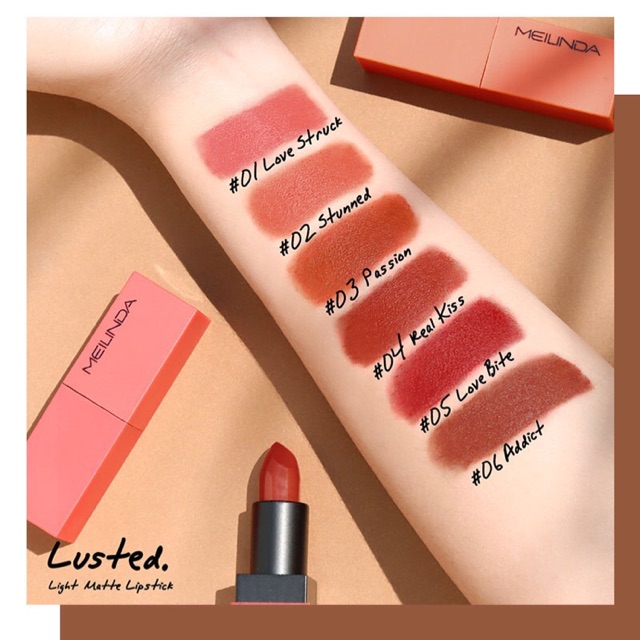 Sale Lusted Light Matte Lipstick