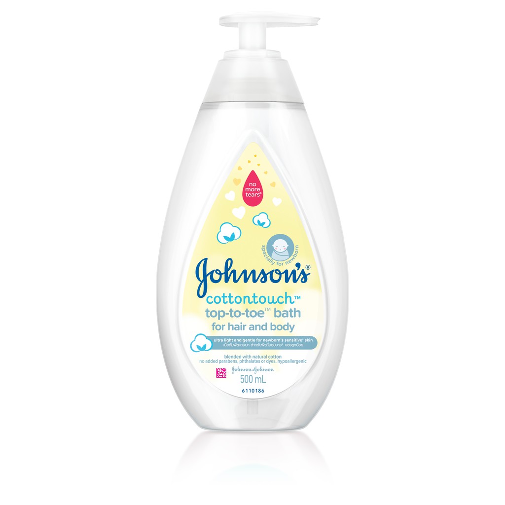 [Gift] Johnsons Cotton Touch top-to-toe bath 500 ml. สินค้าเพื่อสมนาคุณ กรุณาสั่งซื้อคู่กับสินค้าหลักเท่านั้น