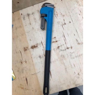 ประแจจับท่อแป๊บคอม้าขาเดี่ยวด้ามหุ้มยาง ขนาด 36 นิ้ว Pipe Wrench Dipped Handle 900mm ยี่ห้อ BERENT รุ่น BT1166