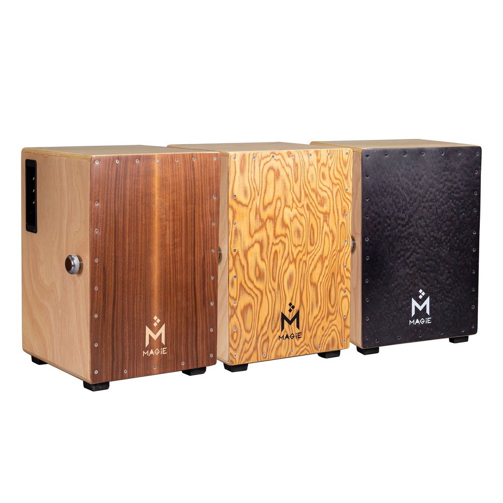 Magie Electric Cajon Drum กลองคาฮองไฟฟ้า รุ่น PCAJ 1S กลองคาฮองไฟฟ้า ภาคไฟฟ้าต่อแอมป์ คาฮองมากี เครื่องดนตรี