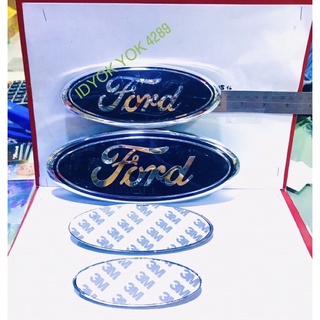 โลโก้ติดท้าย + หน้ารถยนต์รุ่นFORDมีให้เลือกหลายไซส์ราคาต่อชิ้นใส่ได้ทั้งรถเก่งและรถกระบะ