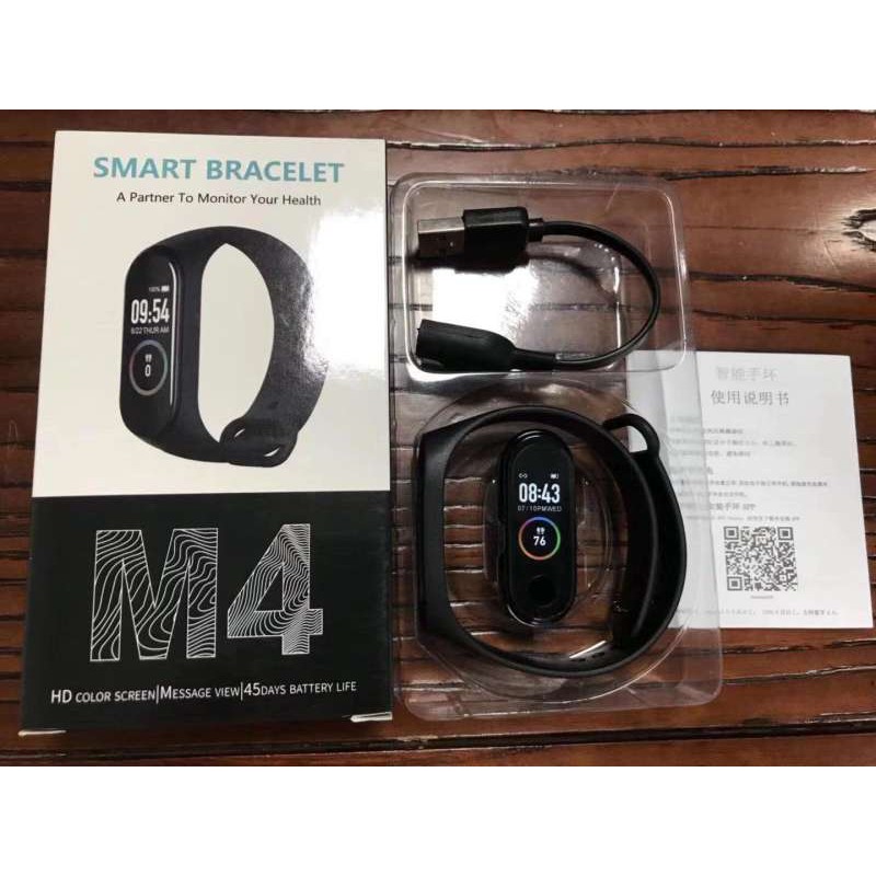 นาฬิกา Smart Watch M4 นาฬิกาออกกำลังกาย วิ่ง เดิน ชีพจร นับก้าว Bluetooth นาฬิกาอัจฉริยะ รักสุขภาพ ส