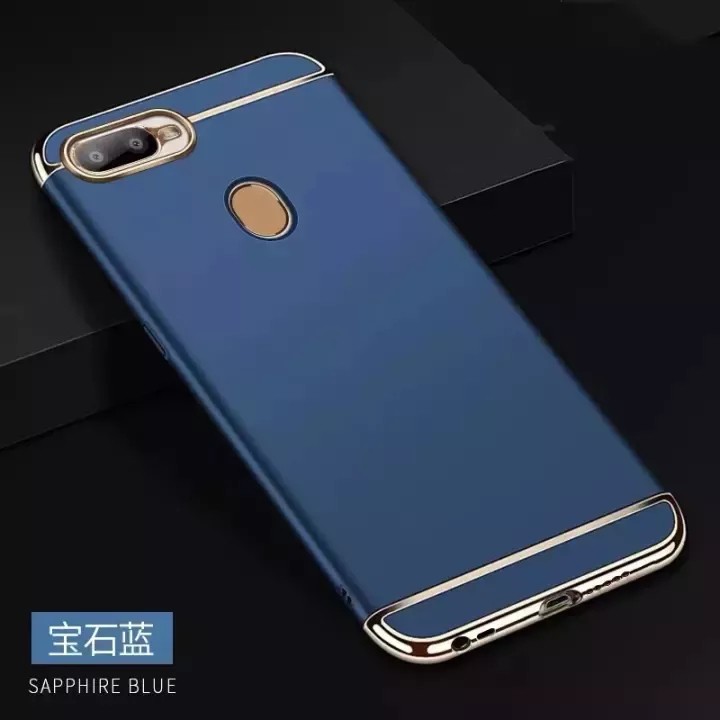 Case OPPO A12 A7 A5S F9 F7 F5 A59 A37 A57 A3S ท้าย เคสประกบ3 ชิ้น เคสกันกระแทก สวยและบางมาก สินค้าใหม
