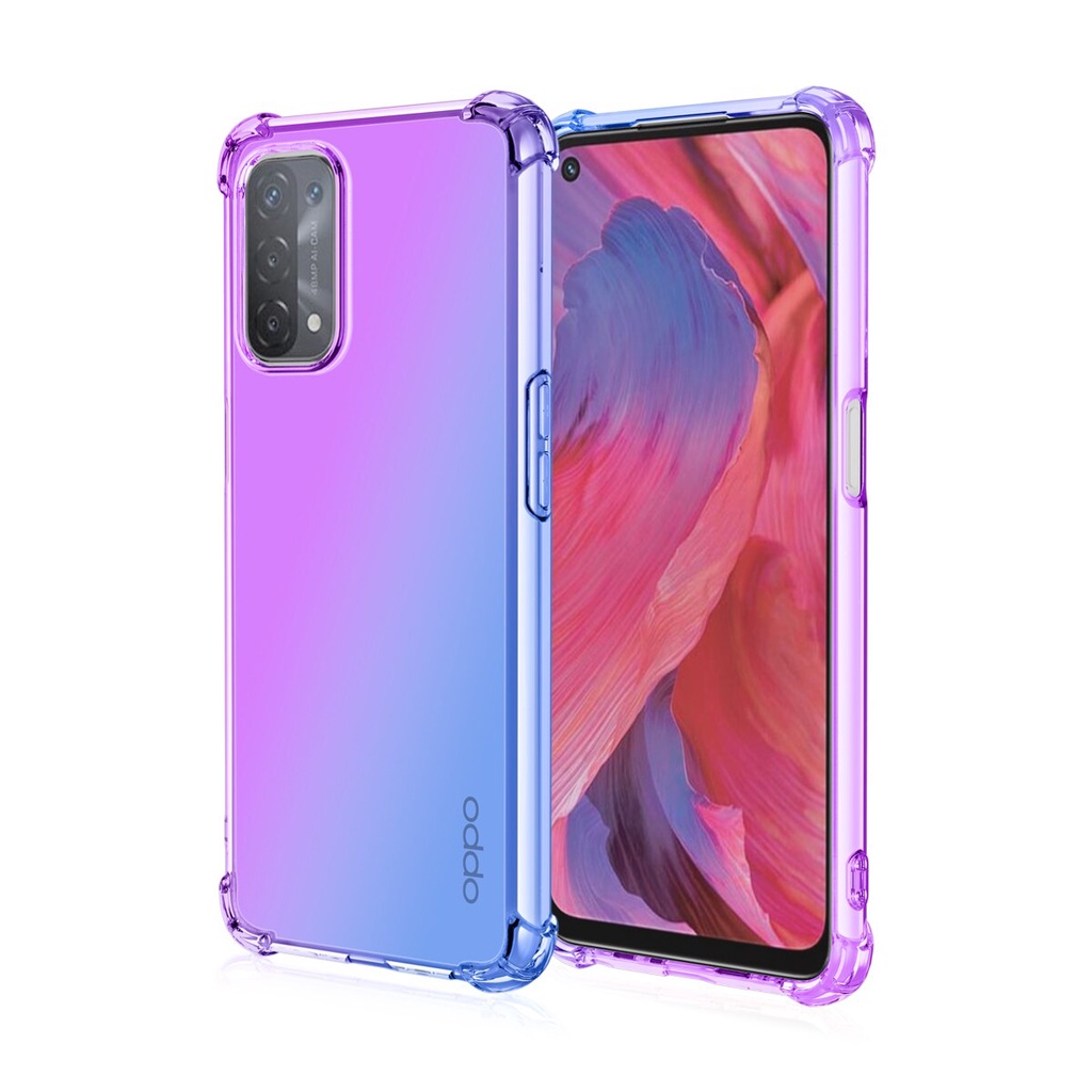 เคส Realme 8 5G 7 Pro X7 Pro 5G 5i 5s 5 เคสซิลิโคนเจลลี่ใส ยาง ถุงลมนิรภัย กันตก ไล่ระดับสี เคสโทรศัพท์