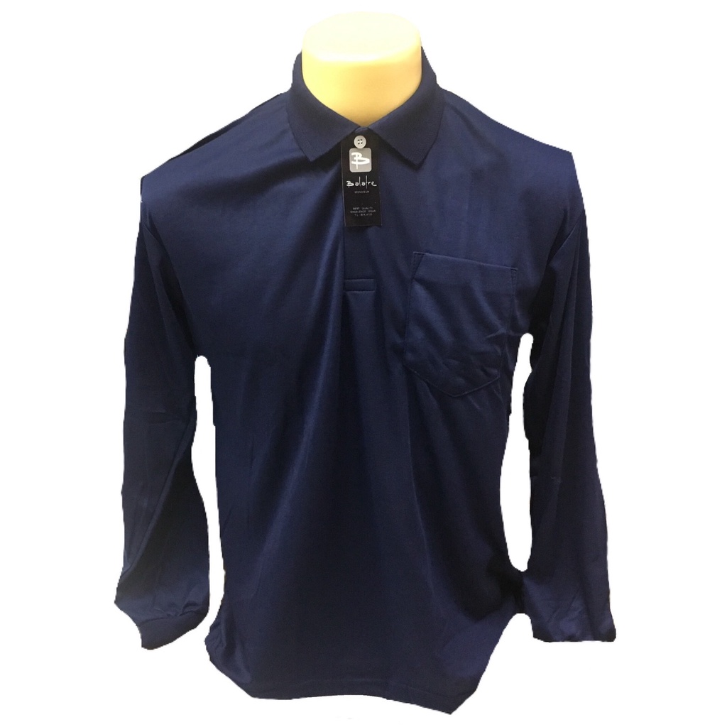 เสื้อคนงาน คอปกแขนยาว ยี่ห้อ Balafre(บาลาเฟร่) / New Way (นิวเวย์) / Babalance ซับเหงื่อ แห้งไว คอตต้อน TC ขนาดฟรีไซส์
