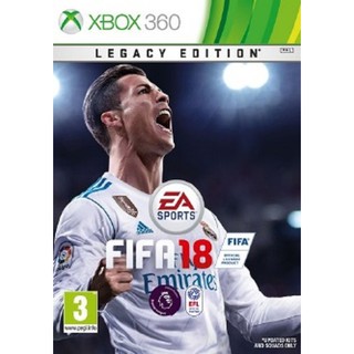 แผ่น XBOX 360 FIFA 18 ใช้กับเครื่องที่แปลงระบบ JTAG/RGH