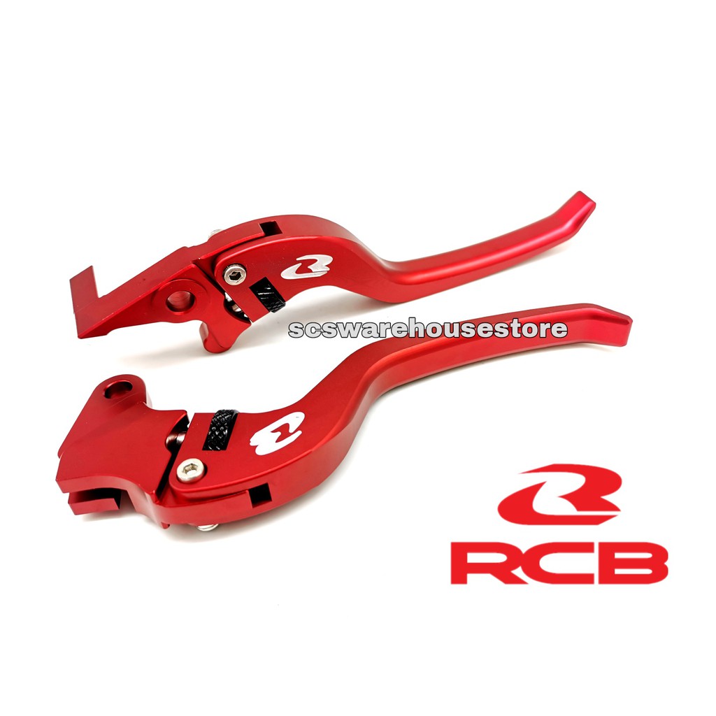RCB ชุดคันเบรคและคลัทช์ Yamaha Y16ZR Alloy Racing Boy Y16 อุปกรณ์เสริมฝาครอบไอเสียทองสีฟ้าเงินสีดําสีแดง - รูปที่ 3