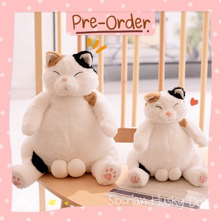 [Pre-Order] ตุ๊กตาแมว มีไข่ Cat doll อ้วนกลม พุงป่อง ขนนุ่ม น่ารักสุดๆ ของเล่น แมวเหมียว ทาสแมว ตัวนุ่ม นิ่ม เป็นทรง