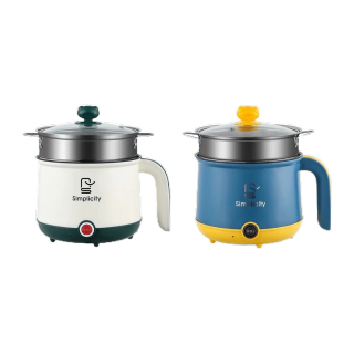 โปรโมชั่น : Simplicity Electric Cooker หม้อไฟฟ้า พร้อมซึ้งนึ่ง ขนาด 1.8Lกำลังไฟ 600W