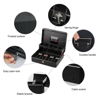 ลิ้นชักเก็บเงิน กล่องใส่เงิน cash drawer แบบพกพา