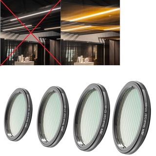 Glass Golden Streak Lens Filter Cinematic Flares Ray Light for Lens 49 58 82 mm