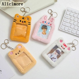 Alicimore เคสพวงกุญแจ รูปการ์ตูนไอดอลน่ารัก สําหรับใส่บัตรเครดิต โฟโต้การ์ด