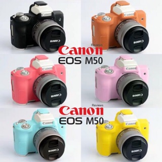 Case silicone+ฝา canon eosm50/m50mark2