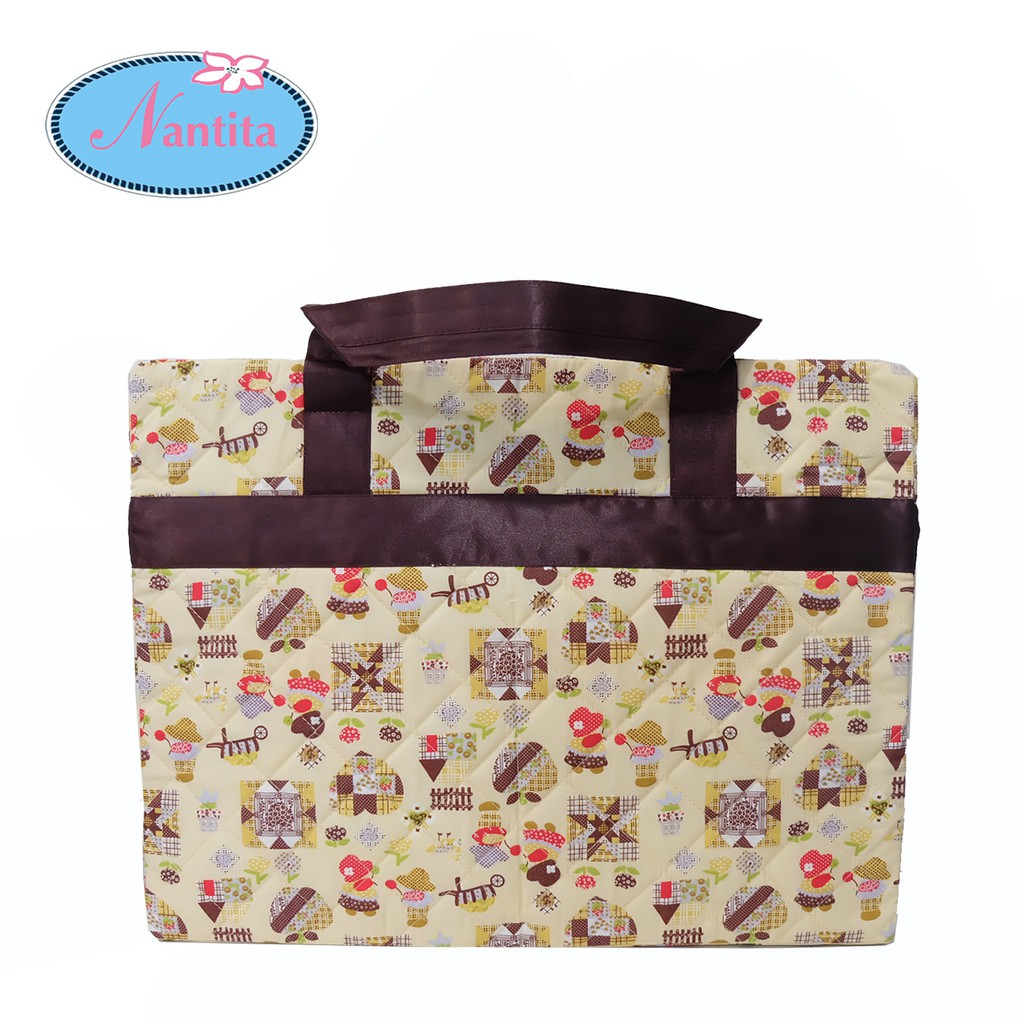 Nantita กระเป๋าผ้าทรงสี่เหลี่ยมขนาดกลาง BC001/M - รูปที่ 5