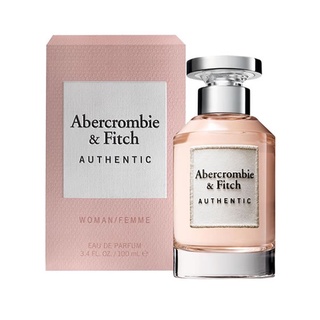 Abercrombie &amp; Fitch Authentic Woman Femme Eau De Parfum 100 ml. ( กล่องซีล )..