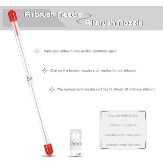 M&amp;S 0.5mm Airbrush Nozzle And Needle Replacement for Airbrushes Spray Gun