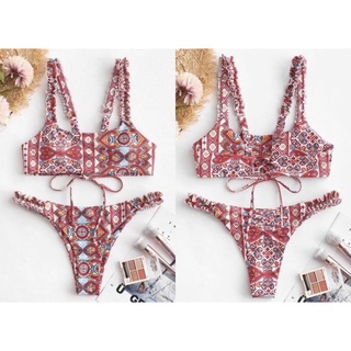 บิกินี่ ทูพีช(size : M) BIKINI ZAFUL , SHEIN