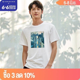 ผู้ชาย เสื้อยืดแขนสั้นคอกลมผ้าฝ้ายพิมพ์ลายชาย Free Shipping 91092018