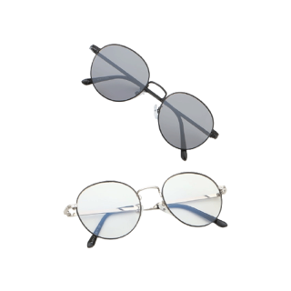  แว่น แว่นกรองแสง  แว่นตา เลนส์ออโต้ + กรองแสงสีฟ้า แว่นตาแฟชั่น แว่นกรองแสงออโต้ แว่นวินเทจ BA3121