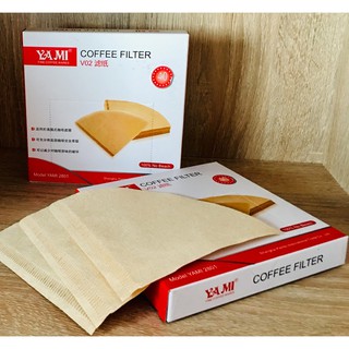 YAMI COFFEE FILTER กระดาษกรองกาแฟ ขนาด 2-4 ที่ 40 ชิ้น