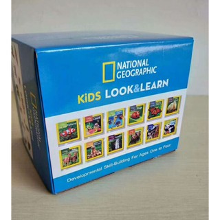 📌📌 พร้อมส่ง!! Look &amp; Learn - National Geographic Kids หนังสือบอร์ดบุ๊ค 12 เล่ม 📌📌