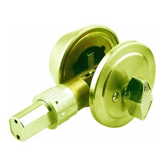 FREE HOME กุญแจลิ้นตาย 1 ด้าน YALE V8111US3 สีทองเหลืองขัดเงา กุญแจ Deadbolt ลูกบิดประตู กลอนประตู ลูกบิดกลอนประตู