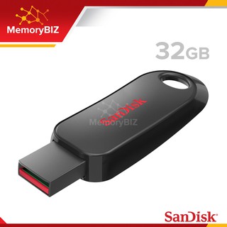 SanDisk Flash Drive Cruzer Snap USB 2.0 32GB (SDCZ62_032G_G35) แฟลชไดร์ฟ เมมโมรี่ การ์ด แซนดิส โดย Synnex รับประกัน 5ปี