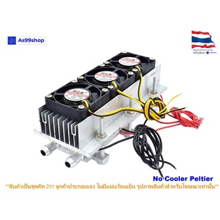 ชุดทำความเย็น ระบายความร้อนด้วยน้ำขนาด 3 บล๊อค(40*120*12) Mini Cooling block(สินค้าเป็นชุดคิทไม่มี แผ่นร้อนเย็น)