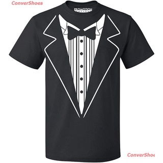 เสื้อยืดผู้ชายและผู้หญิง Promotion &amp; Beyond Tuxedo White Funny Mens T-Shirt Mens Womens T-shirts