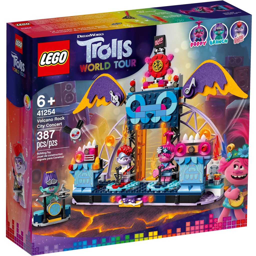 Lego Trolls World Tour 41254 Volcano Rock City Concert - ของเล่นเด็ก