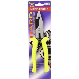 Tsunoda คีมใช้ 3อย่าง HARD รุ่น SP-200G ขนาด 8 " (ตราหัววัวกระทิง) ของแท้ สินค้าพร้อมส่ง