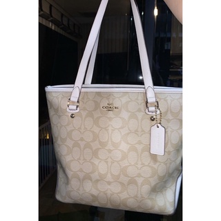 พร้อมส่ง***กระเป๋าcoachของแท้100% สีขาว มือ1 **การันตี