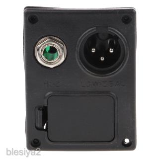 [BLESIYA2] 9V Guitar Bass EQ Battery Box Case 4Pin Socket for Acoustic Guitar Equalizer