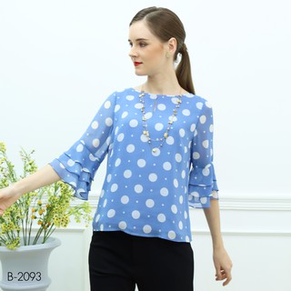 MIKIKO Blouse MI-B2093 แขนยาว IGPU21-8