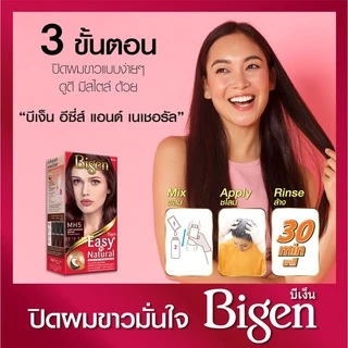 บีเง็น ครีมเปลี่ยนสีผม อีซี่ส์ & เนเชอรัล แฮร์ คัลเลอร์ Bigen Easy n' Natural Hair Color