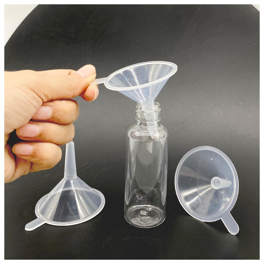 NAMCHA SHOP (พร้อมส่ง) กรวยกรอกแอลกอฮอล์ กรวยกรอกน้ำขนาดเล็ก กรวยพลาสติกขนาดเล็ก กรวยพลาสติก