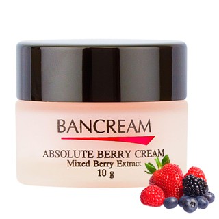 BanCream A.B.C. Absolute Berry Cream 10g. แอ็บโซลูทเบอร์รี่ครีม ครีมหน้าขาวกระจ่างใส ลดรอยสิว ฝ้า กระ จุดด่างดำ 1 กระปุก