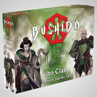 BUSHIDO Ito Clan - Faction Starter Set - Risen Sun Japan Jwar cards deck samurai geisha miniatures models