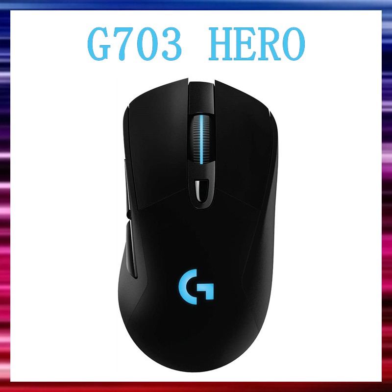【จุด】Logitech G703 LIGHTSPEED Wireless Gaming Mouse/HERO sensorเมาส์สำหรับเล่นเกม