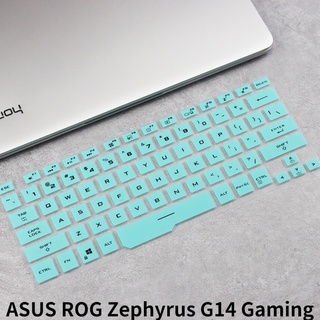 เคสคีย์บอร์ดซิลิโคนสําหรับ Asus Rog Zephyrus G14 2021 2020 2019 Zephyrus G14 Ga401 Ga401Ih Ga401Iu Ga401Iv