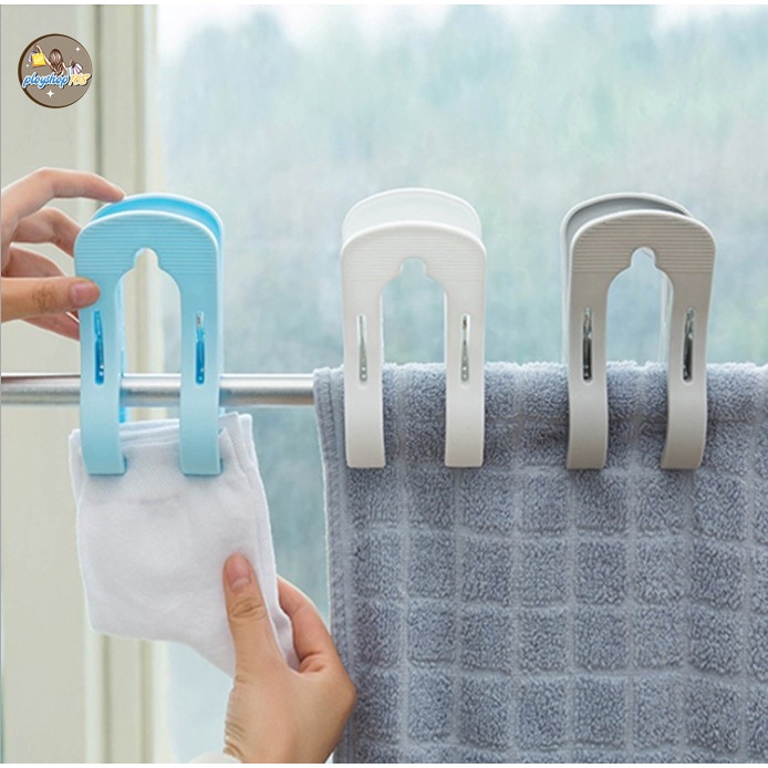 ที่หนีบผ้าใหญ่ กิ๊บหนีบผ้าใหญ่  พลาสติกอย่างดี