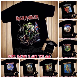 เสื้อวง IRONMAIDEN ไม่มีตะเข็บข้างลำตัว