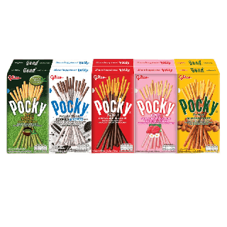 พร้อมส่ง กูลิโกะป๊อกกี้ 5 รสชาติ อร่อยกรุบกรอบ ส่งตรงถึงบ้าน ขนาด 39 กรัมPocky 饼干