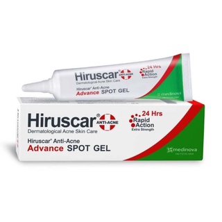 Hiruscar Anti Acne Advance Spot Gel ฮีรูสการ์ เจลแต้มสิว ช่วยลด รอยดำ ขนาด 4 กรัม 14244 / Advance Spot Gel 20659