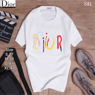 dior เสื้อยืดแขนสั้น