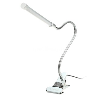 Lixada 10W Eye Protection LED Clamp Clip Light Table Desk Reading Lamp 10-level Brightness Adjustable 3 Lighting Colors