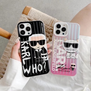 ✨ส่งเชือกเส้นเล็ก✨เคสไอโฟน14 Pro Max 13 12 11 เคส for iPhone 14พลัส เลเซอร์ สีดำ พกง่ายๆ การป้องกันการตก Case