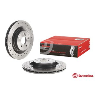 จานเบรคหลัง BENZ C-CLASS W204 C204 S204 C63 AMG 2008-2014 330MM BREMBO / ชิ้น