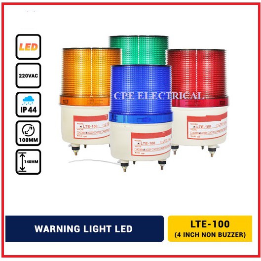 CPE LTE-100 LED ฉุกเฉินโรตารี Beacon โคมไฟไฟเตือนไม่มี Buzzer